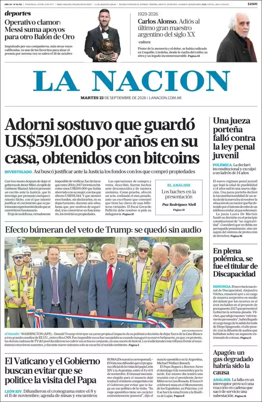 Estudios Max | MURKTV - Tapa del diario Nacion